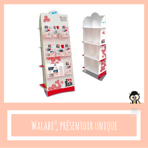 Walabi, multi-présentoir de documents, conçu par Breizh Imprimeurs